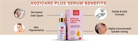 Kozicare Plus Skin Tone Lightening Serum with Kojic Acid 2.5%, Arbutin ...
