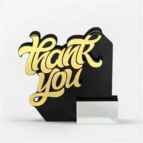Customized Thank You Award | Personalized Gratitude Awards & Trophies ...