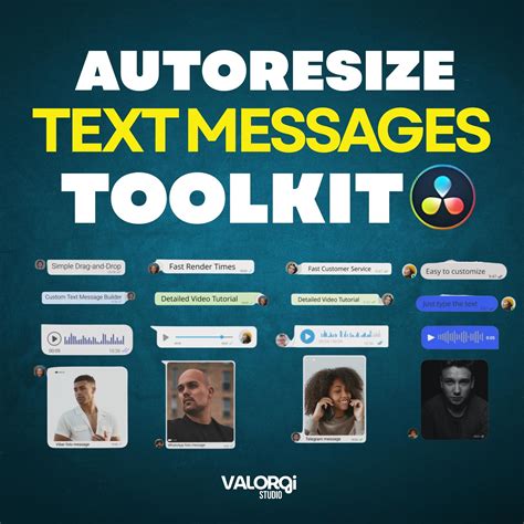 Davinci Resolve Text Messages Toolkit | Drag and Drop Chat Builder ...
