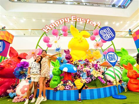 Colorful Easter Sunday at SM Supermalls - Philippines Graphic