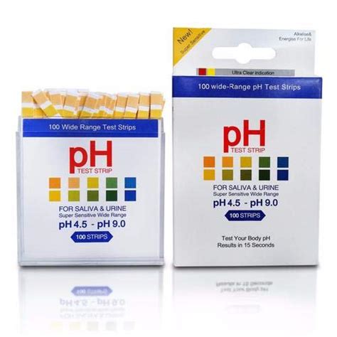 Buy pH Test Strips 100ct -Saliva and Urinalysis Reagent Test Strips for ...