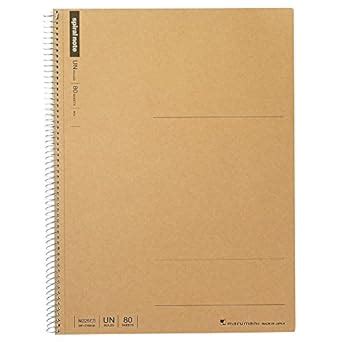 Maruman N225ES Notebook, Ring Notebook, Plain, Basic A4, 80 Sheets ...