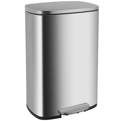 Amazon.com: 13 Gallon/50 L Garbage Can Kitchen Trash Can with Lid for ...