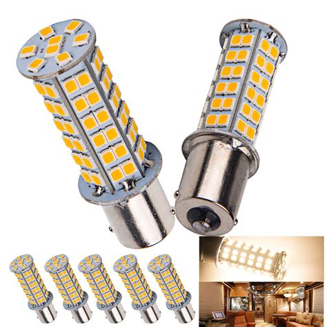 5 x Super Bright 1141 Interior Light Bulbs BA15S 1156 80 SMD LED 1003 ...