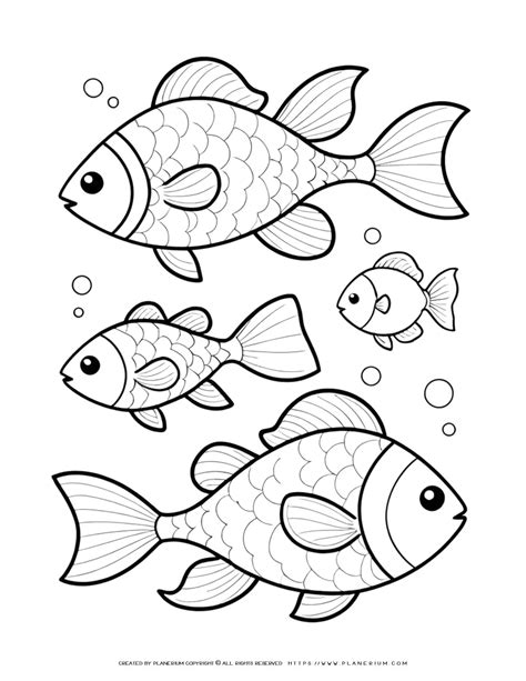 Coloring Pages Fish Bubbles [2025]