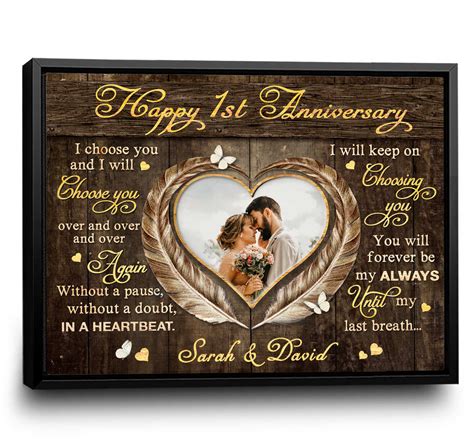 First Wedding Anniversary