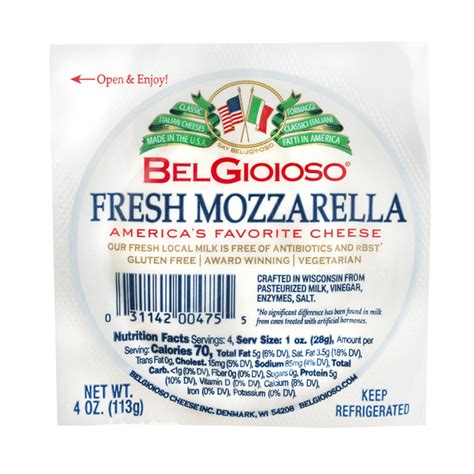 BelGioioso Fresh Mozzarella Cheese, Ball (4 oz) Delivery or Pickup Near ...