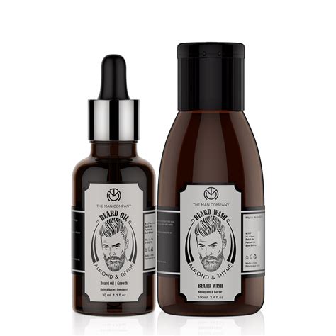 Men's Beard Combo - Almond & Thyme | The Man Company