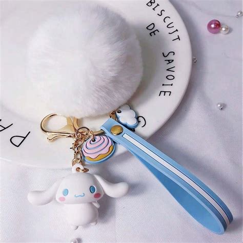 Sanrio Keychain Plush Character Keychains (Kuromi, Hello Kitty, My ...