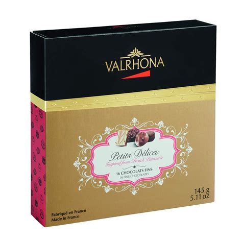 Valrhona Petits Delices Gift Box 16 piece145g : Amazon.in: Grocery ...