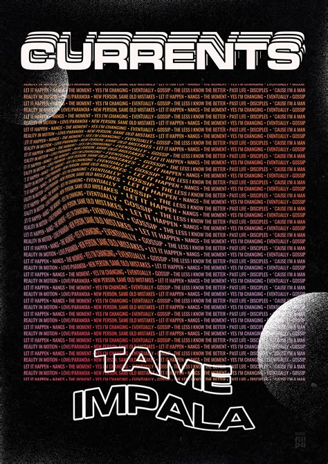 Concept album poster currents tame impala by filipa gomes – Artofit