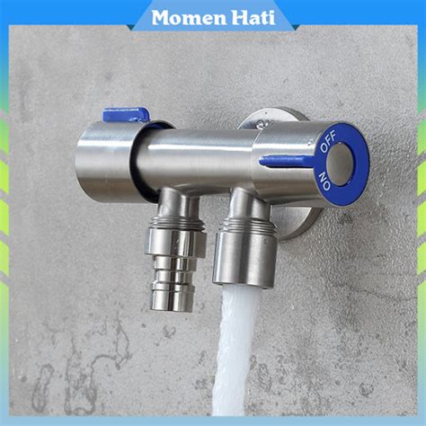 Jual Stainless Stop Kran / Kran Shower Double / Stop Kran Cabang ...