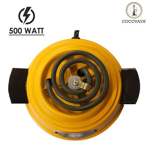 COCOYAYA Electric Small Charcoal Heater 500 Watt Heater Stove Coal Bur ...