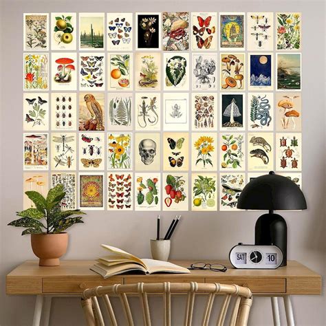 50Pcs Vintage Wall Collage Kit Aesthetic India | Ubuy