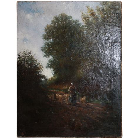 19th Century American Classical Oil Painting For Sale at 1stDibs