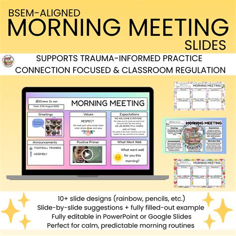 Mash > Back to School > Morning Meeting Slides | BSEM-Aligned ...