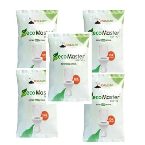 Eco Master 10X Effective Drain Cleaner (pack of 5) : Amazon.in: Health ...