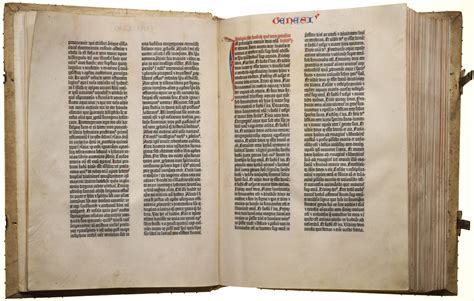 Gutenberg Press Bible