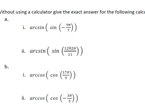 Inverse Trigonometric Functions Explained 的图像结果