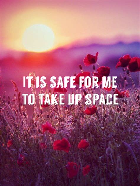 take up space quotes