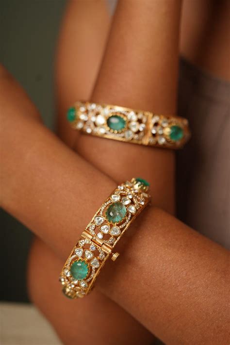 Traditional Matte Gold Kada’s | Indian Openable Bangle Traditional ...