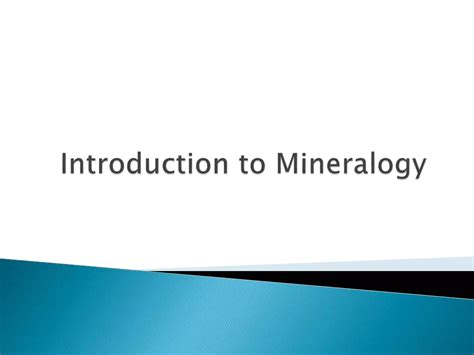Introduction to mineralogy.ppt