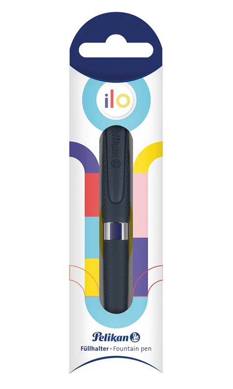 Pelikan ILO Fountain Pen for Right-Handed and Left-Handed Users, Black ...