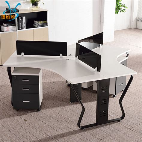 开放式办公桌 单人位办公桌椅 组合员工位桌 财务电脑桌|价格|厂家|多少钱-全球塑胶网