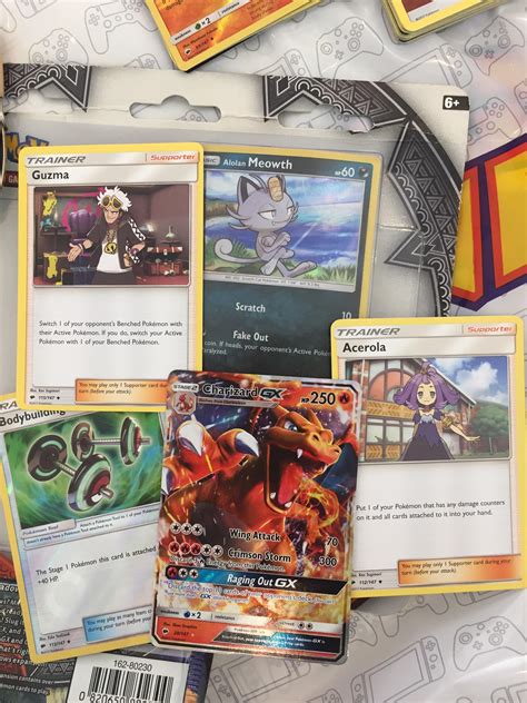 Indeed a charizard gx is found at that deal blister pack, 8 bucks for it, sadly there were no ...