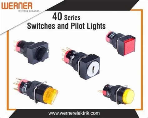 Push Buttons and Pilot lamps - 40 series, 16mm Switches & Pilot Devices ...