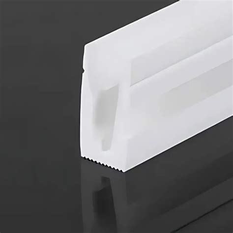 4mm x 9mm - Side View Flexible Silicone Profile for LED Strip Light ...