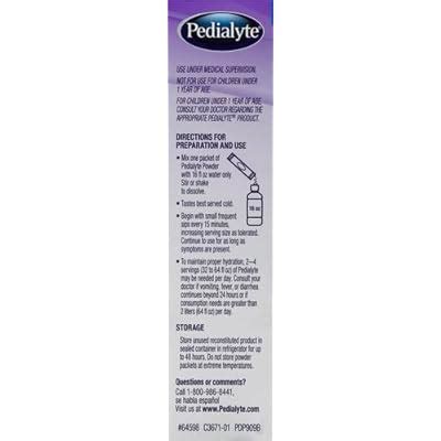 Pedialyte Grape Electrolyte Powder Packets - 6 India | Ubuy