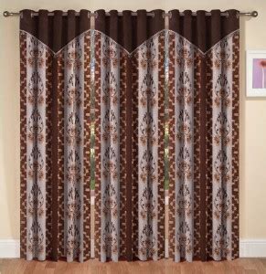 Supreme Home Collective 213 cm (7 ft) Door Polyester Curtain (Pack Of 3 ...