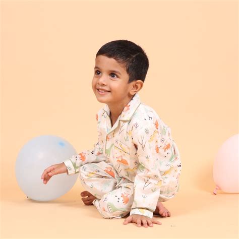 Dancing Dinosaur Full Sleeves Night Suit – Mama and Peaches