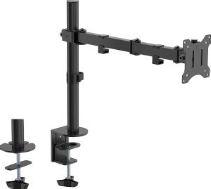 SYGA 360° Rotation 75x75-100x100 - Single Single Monitor Stand Dual Arm ...