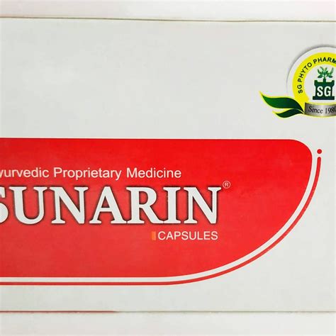 Buy Sunarin Capsules - 30Capsules Online - Ayush Care