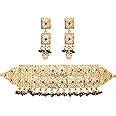 Touchstone Mughal Jali Collection Faux Pearls/Ruby Bridal Wedding Rani ...