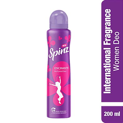 Buy Spinz Enchante Perfumed Deo - International Fragrances, Long ...