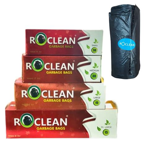 AANIJ® ROCLEAN Biodegradable Garbage Bags Combo of Small, Medium, large ...