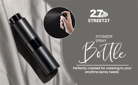 Street27® 8ml Empty Perfume Bottle - Refillable Atomizer Spray ...
