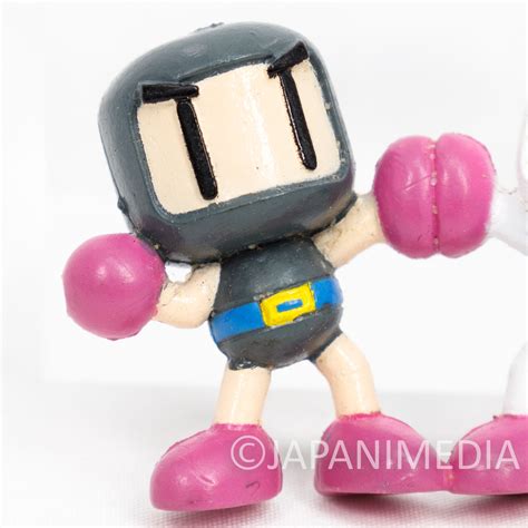 Bomberman & Black Bomberman Figure Ballchian Hudson FAMICOM NES ...