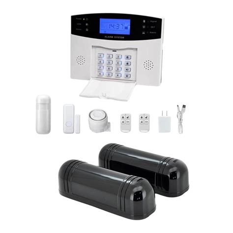 Combo-CN25 ACJ-400 Keypad Security Alarm Panel with ABT-250 Wired Tri ...