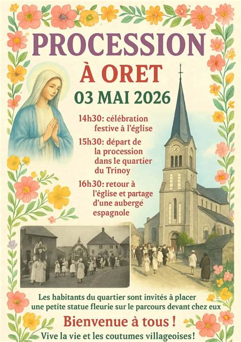 Oret : fête et procession 2026 , Sainte Remfroid oret, Mettet, 3 May ...