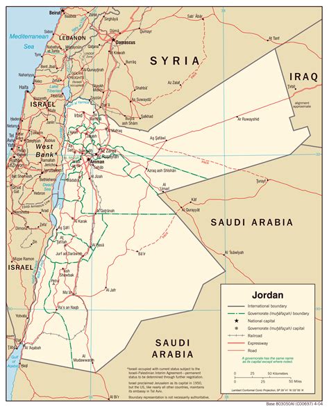 Maps of Jordan | Detailed map of Jordan in English | Tourist map of ...