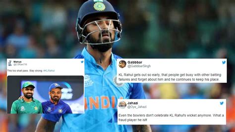 "What a waste of talent" - Indian fans furious as KL Rahul continues to ...