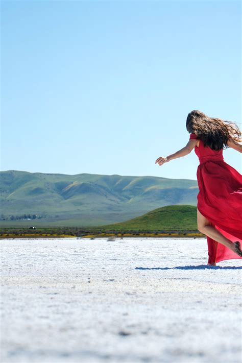 Download wallpaper sand, the sky, girl, nature, pose, hills, back ...