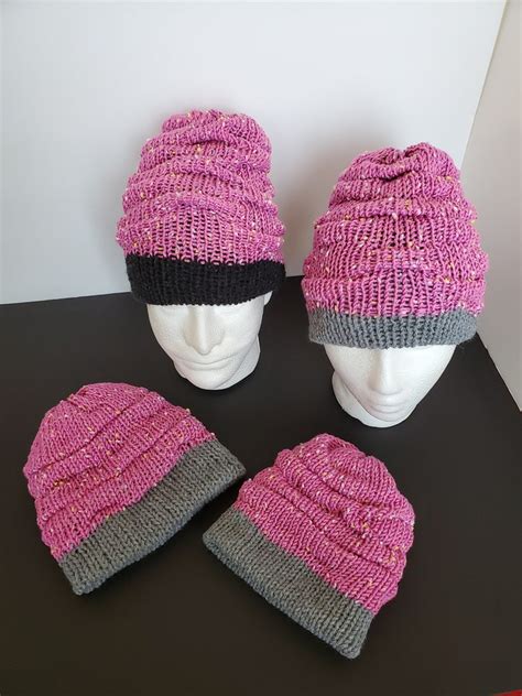 Knitting Machine Hat Patterns 的图像结果