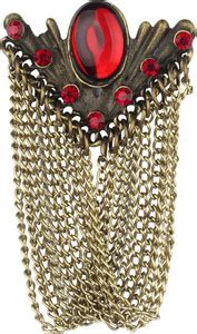 Panjatan Impressive V Shaped Brooch Price in India - Buy Panjatan ...