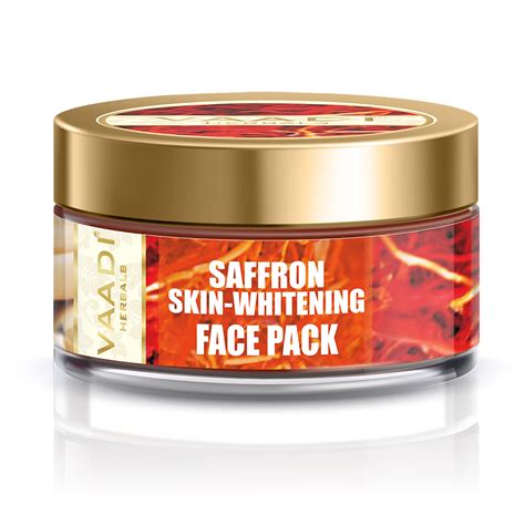 Vaadi Herbals Saffron Skin Whitening Face Pack, 70g : Amazon.in: Beauty