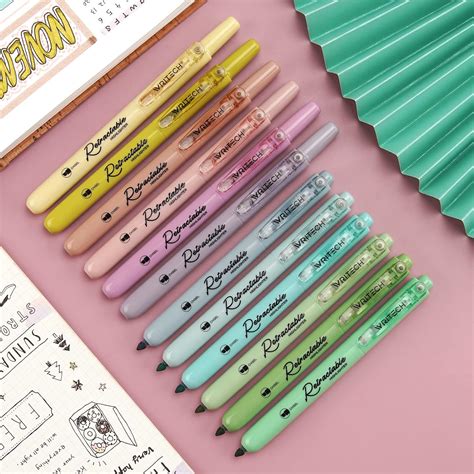 WRITECH Retractable Highlighters Assorted Colors: India | Ubuy